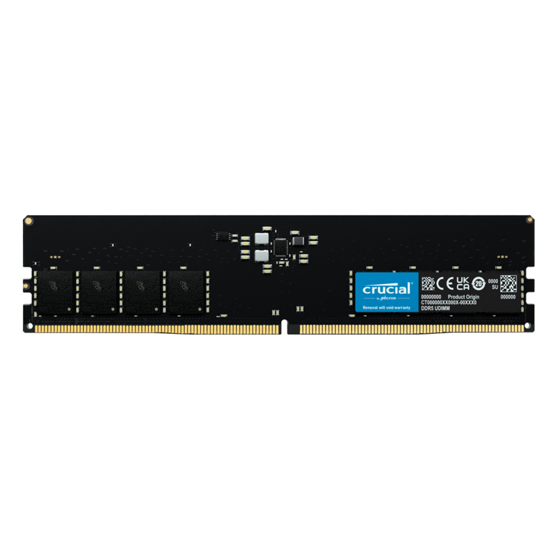 رم کامپیوتر کروشیال DDR5 32GB Single 4800MHz CL40