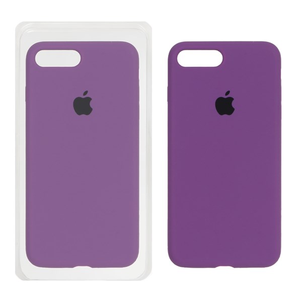 قاب سیلیکونی پاک کنی اورجینال Apple iPhone 7 Plus / iPhone 8 Plus - ارغوانی (پک اصلی)