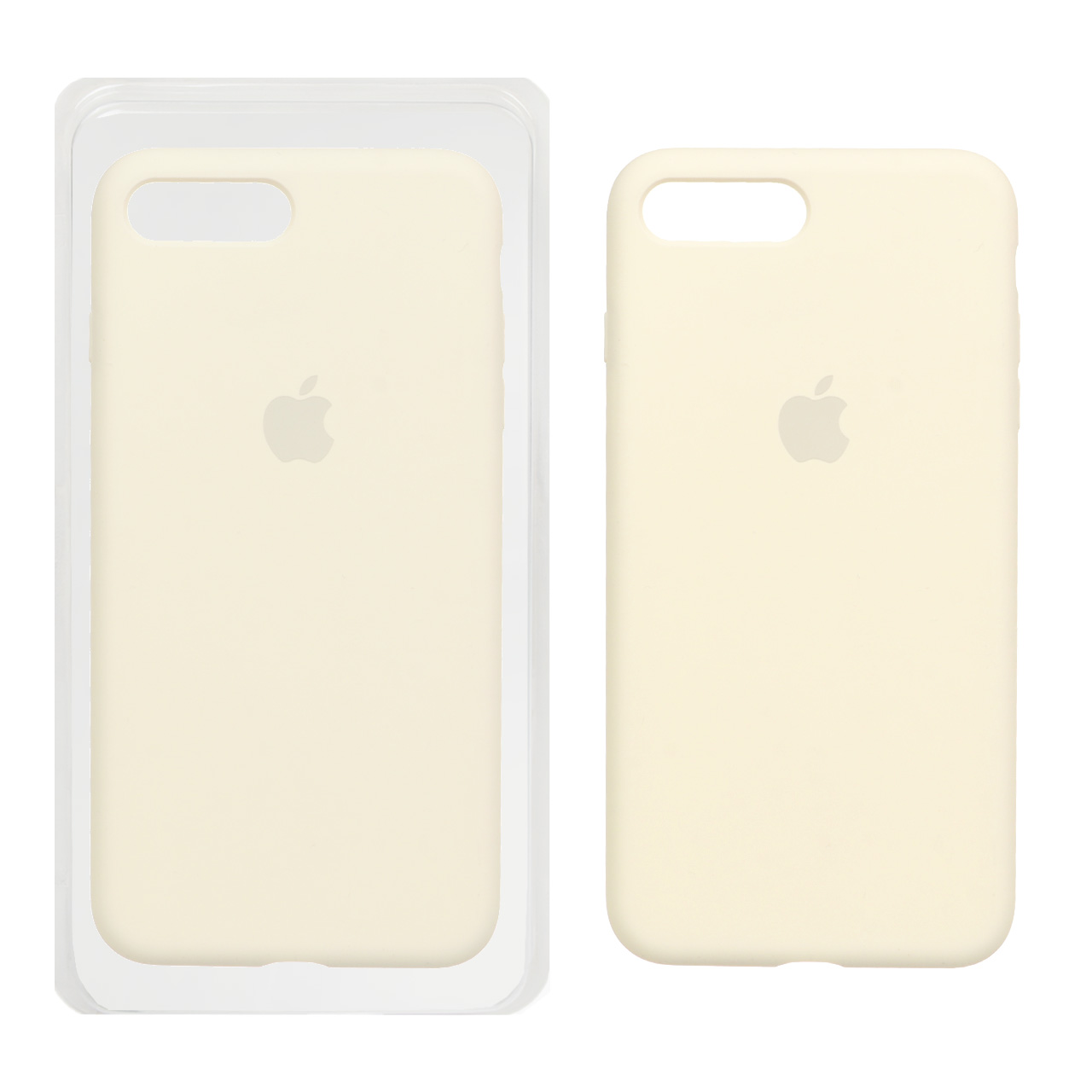 قاب سیلیکونی پاک کنی اورجینال Apple iPhone 7 Plus / iPhone 8 Plus - کرم (پک اصلی)