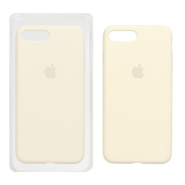 قاب سیلیکونی پاک کنی اورجینال Apple iPhone 7 Plus / iPhone 8 Plus - کرم (پک اصلی)