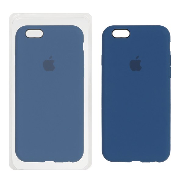 قاب سیلیکونی پاک کنی اورجینال Apple iPhone 6 / iPhone 6s - آبی اقیانوسی (پک اصلی)
