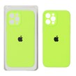 قاب سیلیکونی پاک کنی محافظ لنزدار اورجینال Apple iPhone 12 Pro Max - فسفری (پک اصلی)