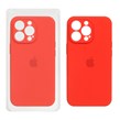 قاب سیلیکونی پاک کنی محافظ لنزدار اورجینال Apple iPhone 13 Pro - قرمز (پک اصلی)