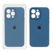قاب سیلیکونی پاک کنی محافظ لنزدار اورجینال Apple iPhone 14 Pro Max - آبی اقیانوسی (پک اصلی)