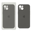 قاب سیلیکونی پاک کنی محافظ لنزدار اورجینال Apple iPhone 13 / iPhone 14 - خاکستری (پک اصلی)