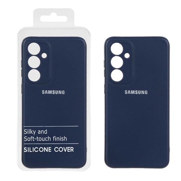 قاب نیو سیلیکون محافظ لنزدار RFF مدل Samsung Galaxy S23 FE - سرمه ای (پک دار)