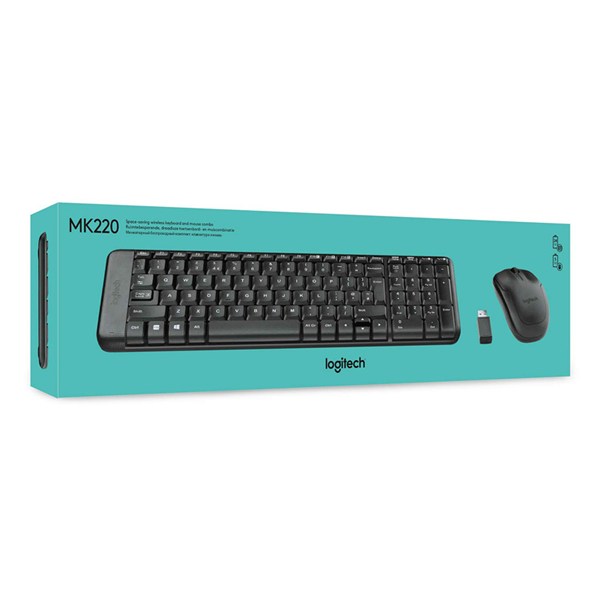 کیبورد و موس بی سیم لاجیتک MK220