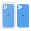 قاب سیلیکونی پاک کنی محافظ لنزدار اورجینال Apple iPhone 11 Pro Max - آبی (پک اصلی)
