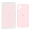 قاب سیلیکونی پاک کنی محافظ لنزدار اورجینال Apple iPhone 11 Pro Max - صورتی روشن (پک اصلی)