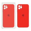 قاب سیلیکونی پاک کنی محافظ لنزدار اورجینال Apple iPhone 11 Pro Max - قرمز (پک اصلی)