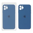 قاب سیلیکونی پاک کنی محافظ لنزدار اورجینال Apple iPhone 11 Pro Max - آبی اقیانوسی (پک اصلی)