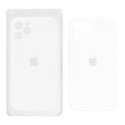 قاب سیلیکونی پاک کنی محافظ لنزدار اورجینال Apple iPhone 11 Pro - سفید (پک اصلی)