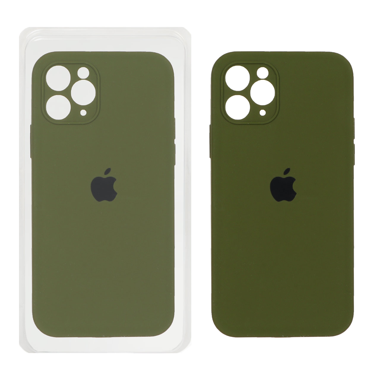 قاب سیلیکونی پاک کنی محافظ لنزدار اورجینال Apple iPhone 11 Pro - سبز (پک اصلی)