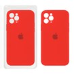 قاب سیلیکونی پاک کنی محافظ لنزدار اورجینال Apple iPhone 11 Pro - قرمز (پک اصلی)