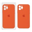 قاب سیلیکونی پاک کنی محافظ لنزدار اورجینال Apple iPhone 11 Pro - نارنجی (پک اصلی)