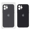 قاب سیلیکونی پاک کنی محافظ لنزدار اورجینال Apple iPhone 11 Pro - مشکی (پک اصلی)