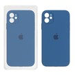 قاب سیلیکونی پاک کنی محافظ لنزدار اورجینال Apple iPhone 11 - آبی اقیانوسی (پک اصلی)