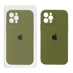 قاب سیلیکونی پاک کنی محافظ لنزدار اورجینال Apple iPhone 12 Pro - سبز (پک اصلی)