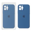 قاب سیلیکونی پاک کنی محافظ لنزدار اورجینال Apple iPhone 12 Pro - آبی اقیانوسی (پک اصلی)
