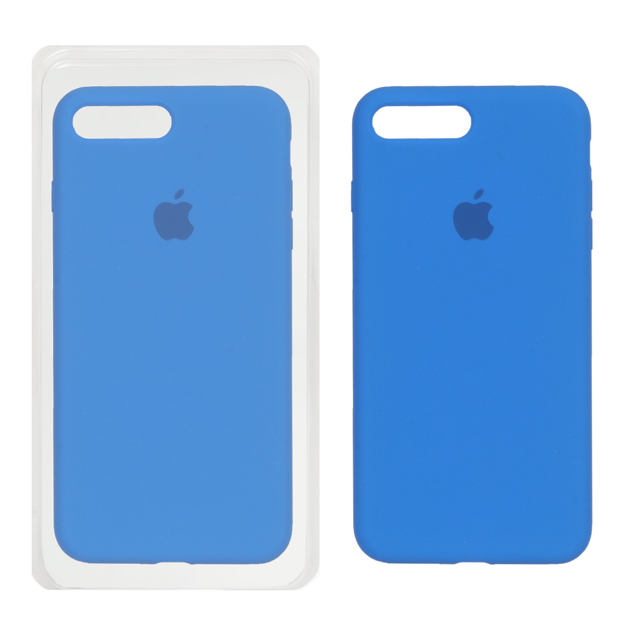قاب سیلیکونی پاک کنی اورجینال Apple iPhone 7 Plus / iPhone 8 Plus - آبی (پک اصلی)