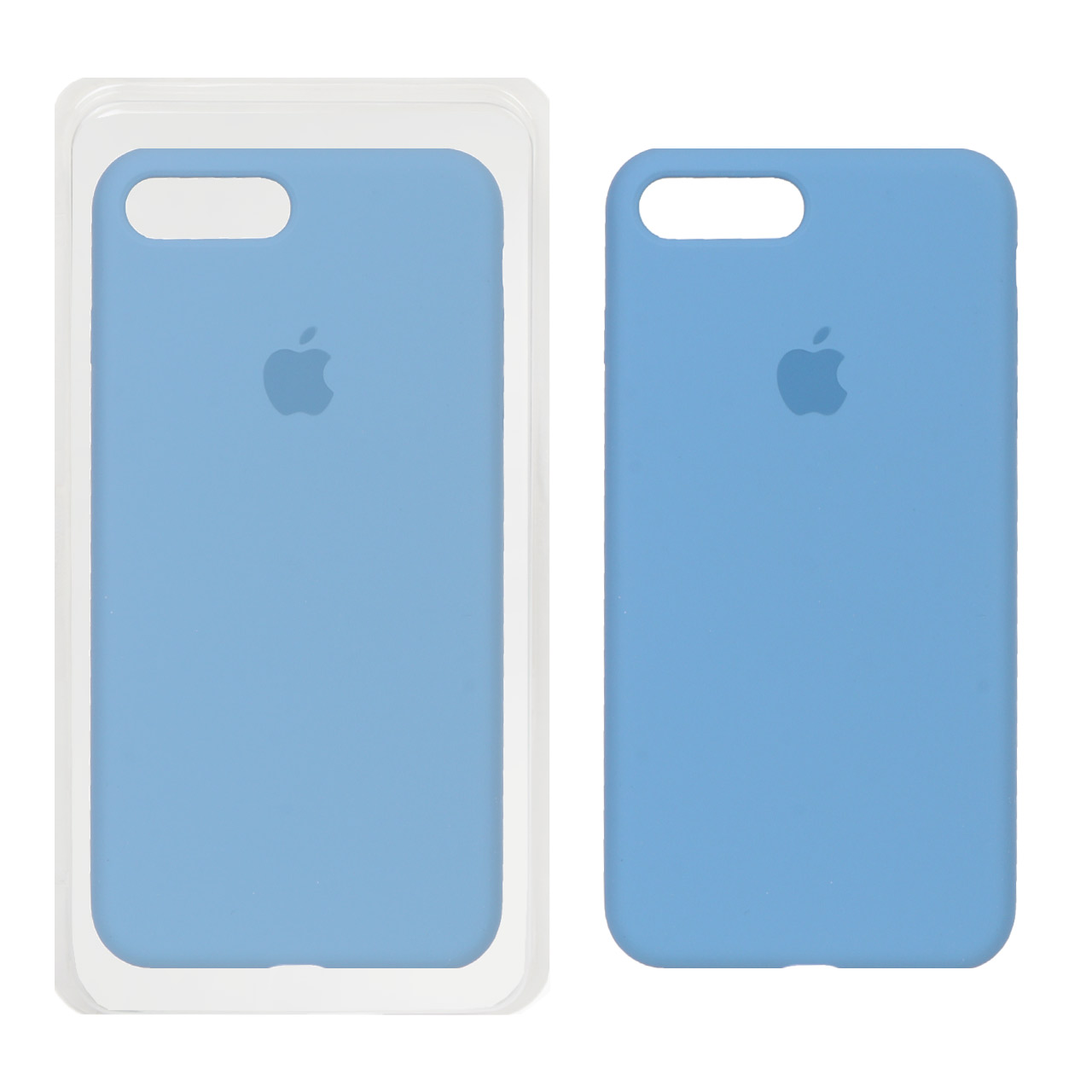 قاب سیلیکونی پاک کنی اورجینال Apple iPhone 7 Plus / iPhone 8 Plus - آبی نیلی (پک اصلی)