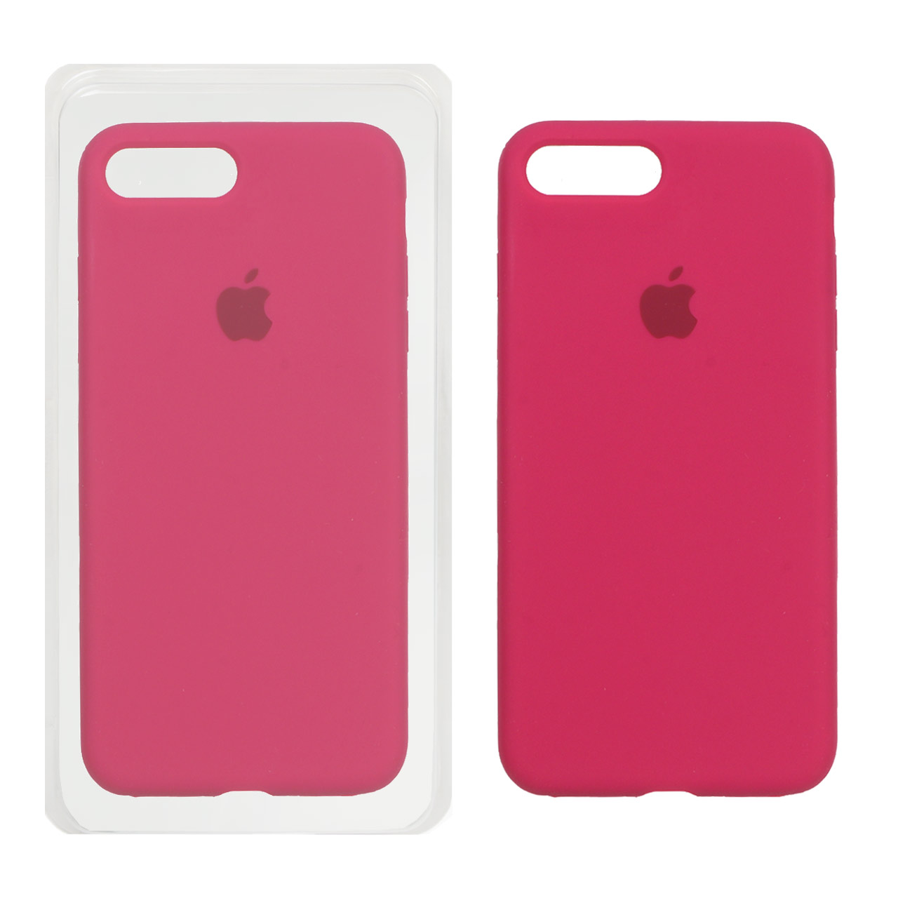 قاب سیلیکونی پاک کنی اورجینال Apple iPhone 7 Plus / iPhone 8 Plus - سرخابی (پک اصلی)