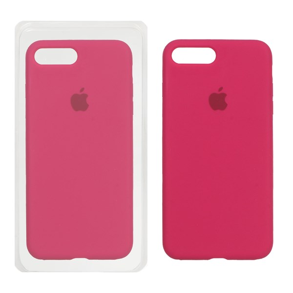 قاب سیلیکونی پاک کنی اورجینال Apple iPhone 7 Plus / iPhone 8 Plus - سرخابی (پک اصلی)