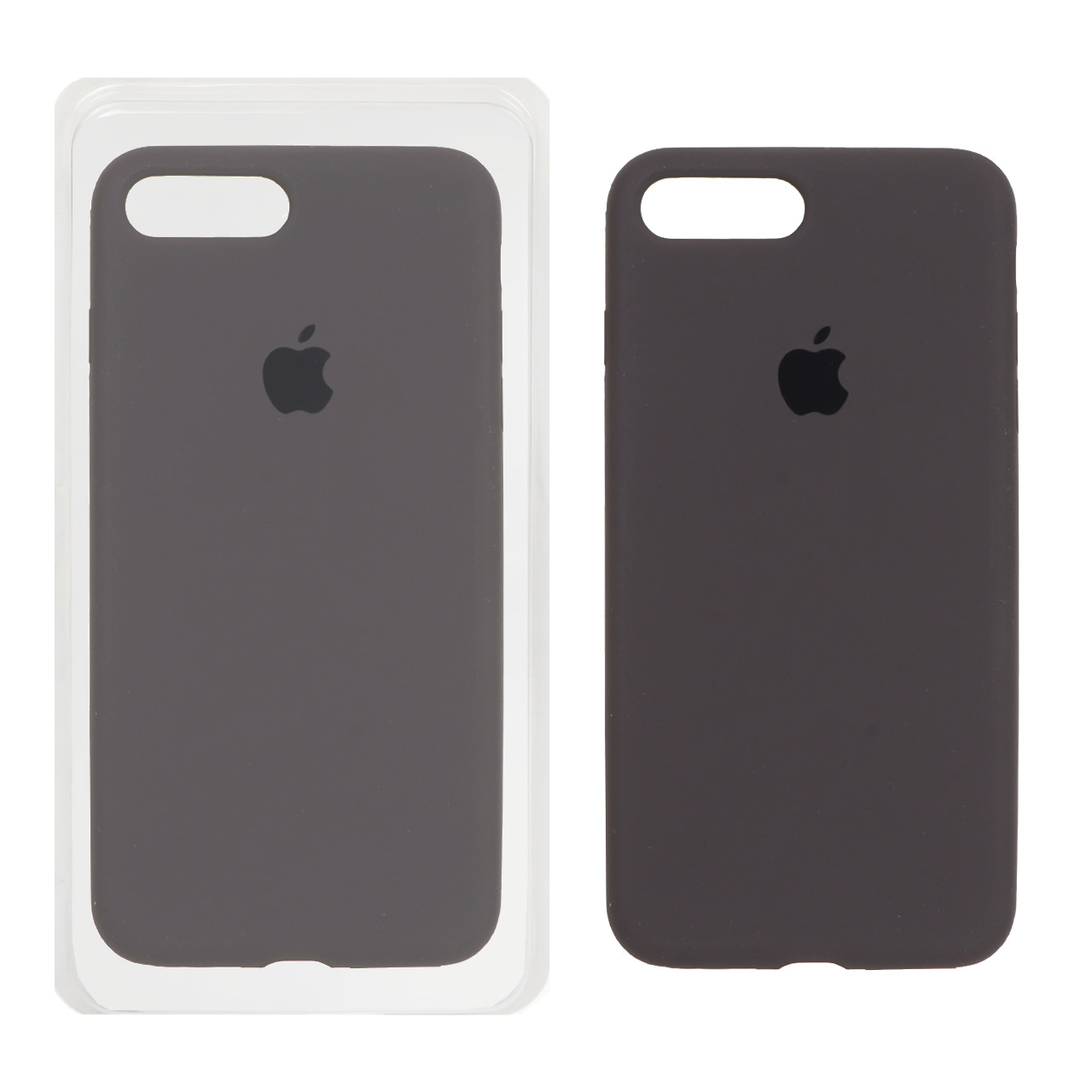 قاب سیلیکونی پاک کنی اورجینال Apple iPhone 7 Plus / iPhone 8 Plus - خاکستری (پک اصلی)