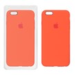 قاب سیلیکونی پاک کنی اورجینال Apple iPhone 6 Plus / iPhone 6s Plus - نارنجی تیره (پک اصلی)