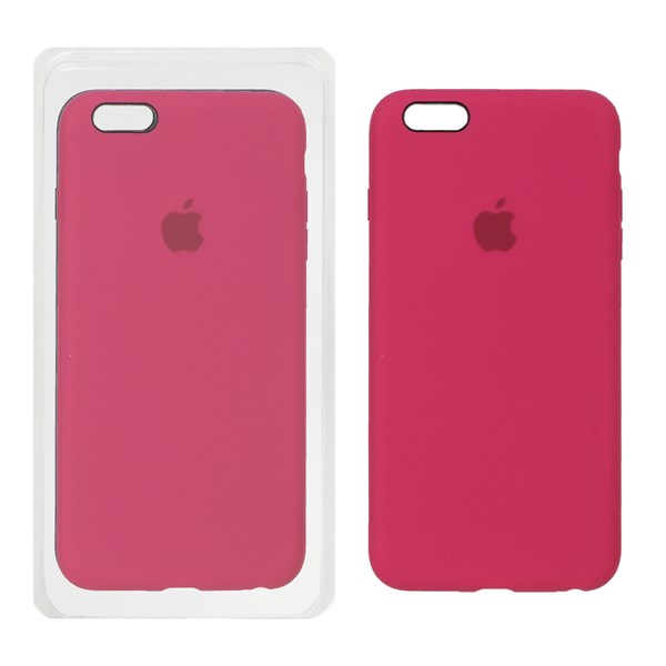 قاب سیلیکونی پاک کنی اورجینال Apple iPhone 6 Plus / iPhone 6s Plus - سرخابی (پک اصلی)