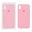 قاب سیلیکونی پاک کنی اورجینال Apple iPhone X Max / iPhone XS Max - صورتی کد 1 (پک اصلی)