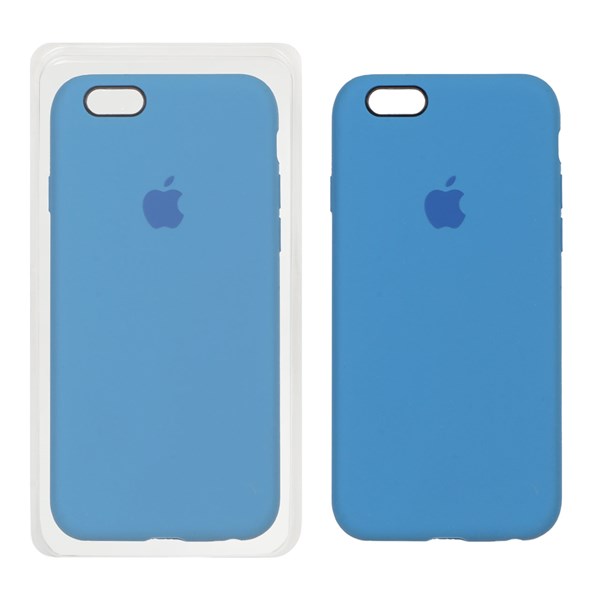 قاب سیلیکونی پاک کنی اورجینال Apple iPhone 6 / iPhone 6s - آبی دریایی (پک اصلی)