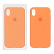 قاب سیلیکونی پاک کنی اورجینال Apple iPhone XR - نارنجی (پک اصلی)