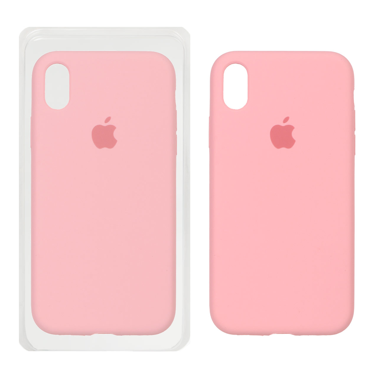 قاب سیلیکونی پاک کنی اورجینال Apple iPhone XR - صورتی کد 2 (پک اصلی)