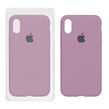 قاب سیلیکونی پاک کنی اورجینال Apple iPhone X / iPhone XS - بنفش کدر (پک اصلی)