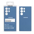 قاب سیلیکونی پاک کنی اورجینال درجه یک Samsung Galaxy S23 Ultra - آبی تیره (پک دار)