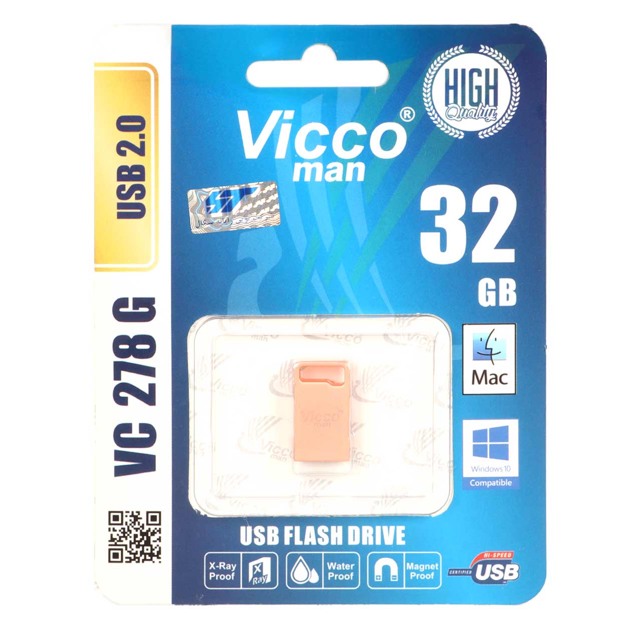 رزگلد Vicco man VC278 USB2.0 Flash Memory - 32GB