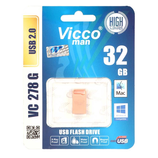 رزگلد Vicco man VC278 USB2.0 Flash Memory - 32GB