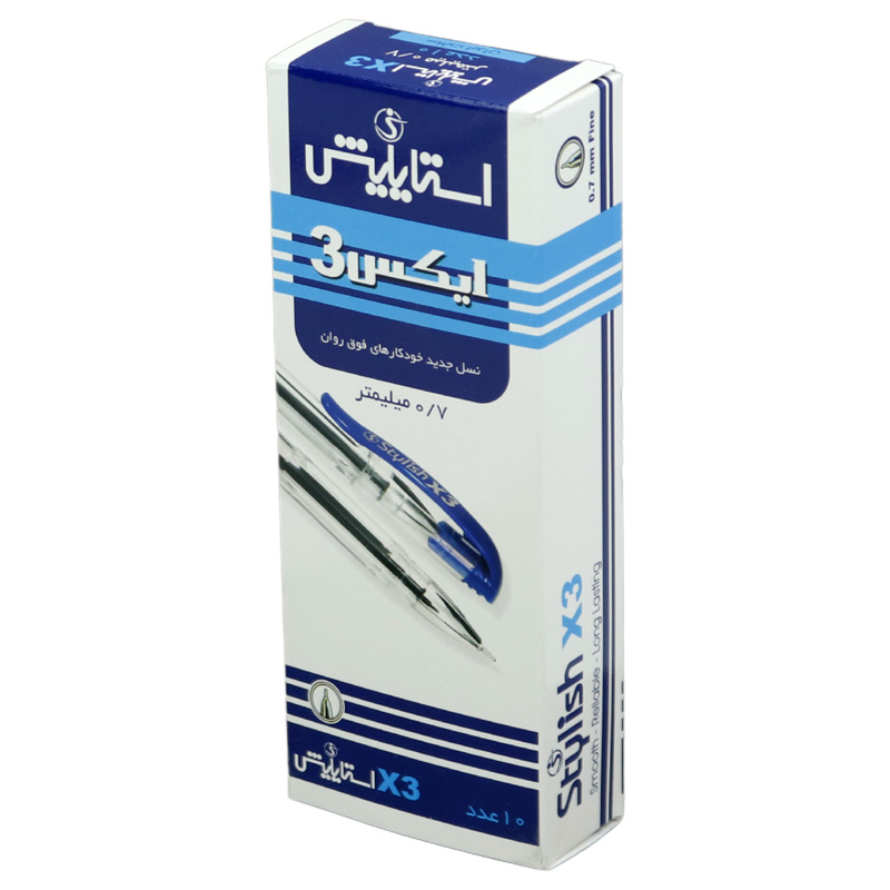 خودکار استایلیش 0.7 میلی متر X3 بسته 10 عددی