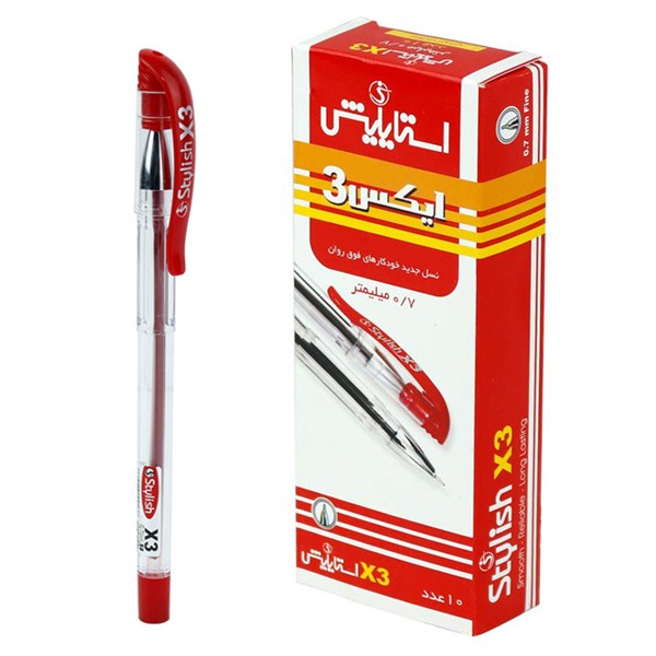خودکار استایلیش 0.7 میلی متر X3 بسته 10 عددی