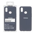 قاب سیلیکونی پاک کنی اورجینال درجه یک Samsung Galaxy A10s - سرمه ای (پک دار)