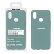 قاب سیلیکونی پاک کنی اورجینال درجه یک Samsung Galaxy A10s - سبز (پک دار)