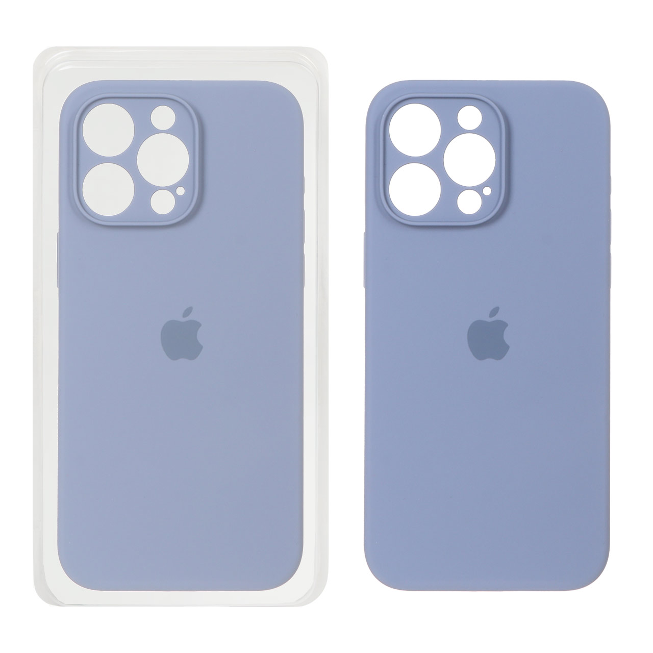 قاب سیلیکونی پاک کنی محافظ لنزدار اورجینال Apple iPhone 15 Pro Max - فیلی (پک اصلی)