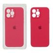 قاب سیلیکونی پاک کنی محافظ لنزدار اورجینال Apple iPhone 13 Pro Max - آلبالویی (پک اصلی)