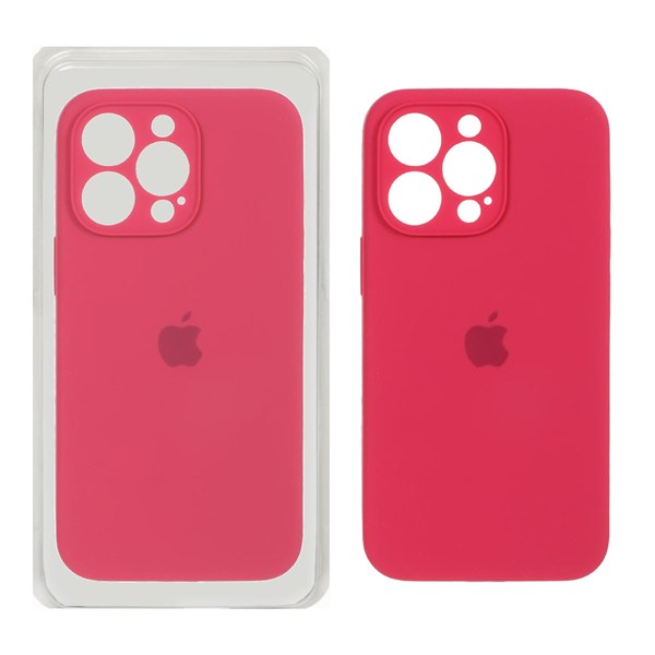 قاب سیلیکونی پاک کنی محافظ لنزدار اورجینال Apple iPhone 13 Pro - آلبالویی (پک اصلی)