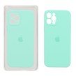 قاب سیلیکونی پاک کنی محافظ لنزدار اورجینال Apple iPhone 12 Pro - سبز مغز پسته ای (پک اصلی)