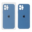 قاب سیلیکونی پاک کنی محافظ لنزدار اورجینال Apple iPhone 12 Pro Max - آبی تیره (پک اصلی)