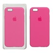 قاب سیلیکونی پاک کنی اورجینال Apple iPhone 6 / iPhone 6s - سرخابی (پک اصلی)