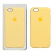 قاب سیلیکونی پاک کنی اورجینال Apple iPhone 6 / iPhone 6s - زرد (پک اصلی)