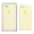 قاب سیلیکونی پاک کنی اورجینال Apple iPhone 6 / iPhone 6s - لیمویی (پک اصلی)